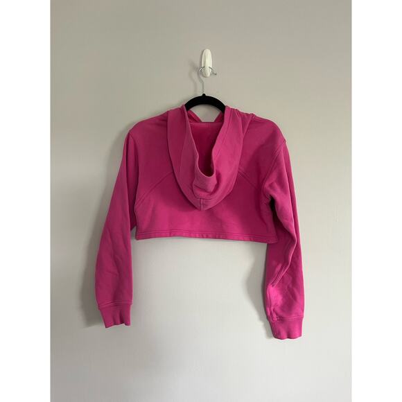 LULULEMON All Yours Cropped Hoodie Sonic Pink Size S - Picture 7 of 8